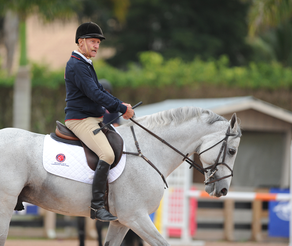 George Morris no stirrups